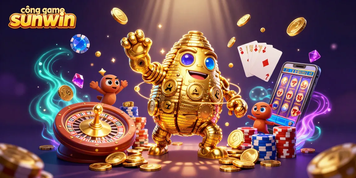 Catching exhilarating wins at cổng game sunwin with cascading coins and vibrant jackpot action