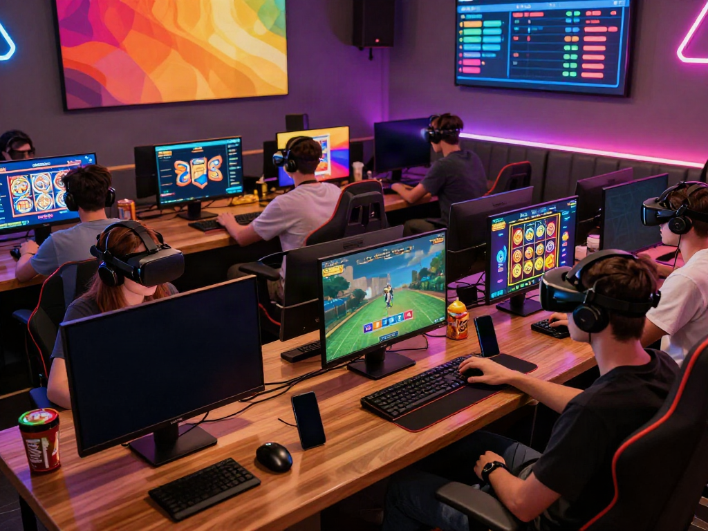 Engaging gaming atmosphere at DA88 showcasing diverse players enjoying online slot games and sports betting.