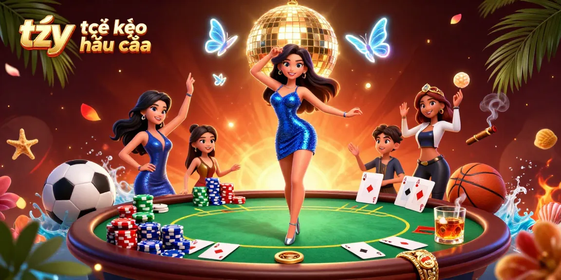 Engage with tỷ lệ kèo nhà cái as dynamic elements surround a vibrant sports betting scene.