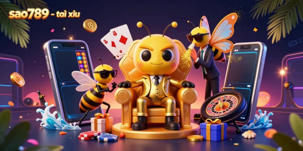 Engage in high-stakes play with the sao789 - tài xỉu excitement of colorful slot games and golden rewards.