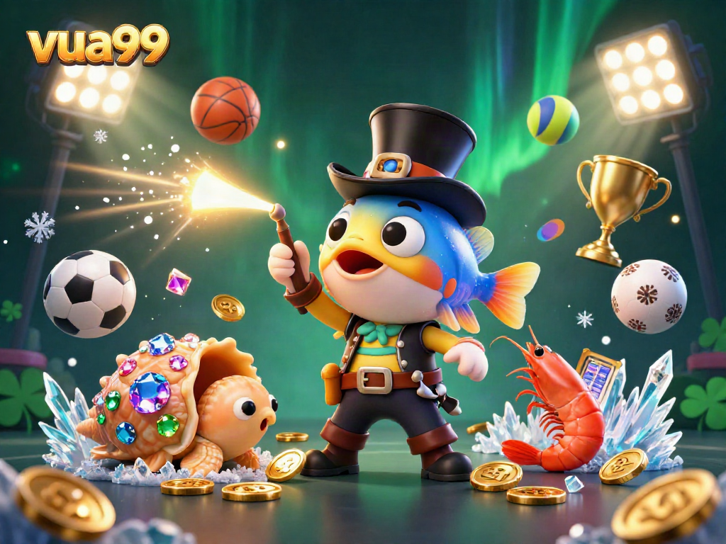 Spin the reels with vua99, capturing golden coins in a thrilling 3D casino adventure.